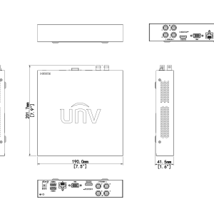 Uniview XVR301 04F 4 Chanel 1 SATA XVR