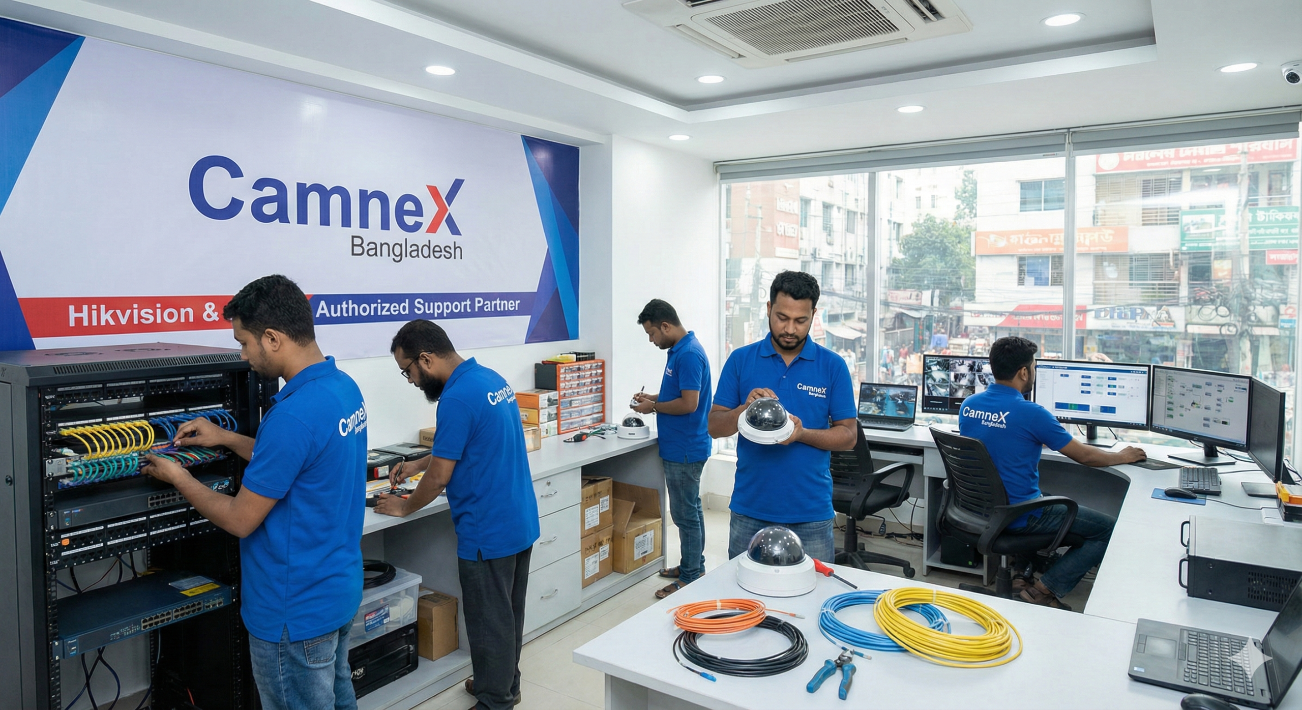 Authorized Hikvision and Dahua service partner in Bangladesh