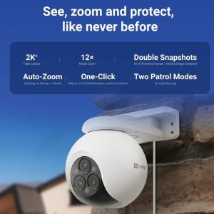 EZVIZ H80f Multi 12MP Triple Lens 2K+ Smart WiFi PTZ Outdoor Security Camera (3)