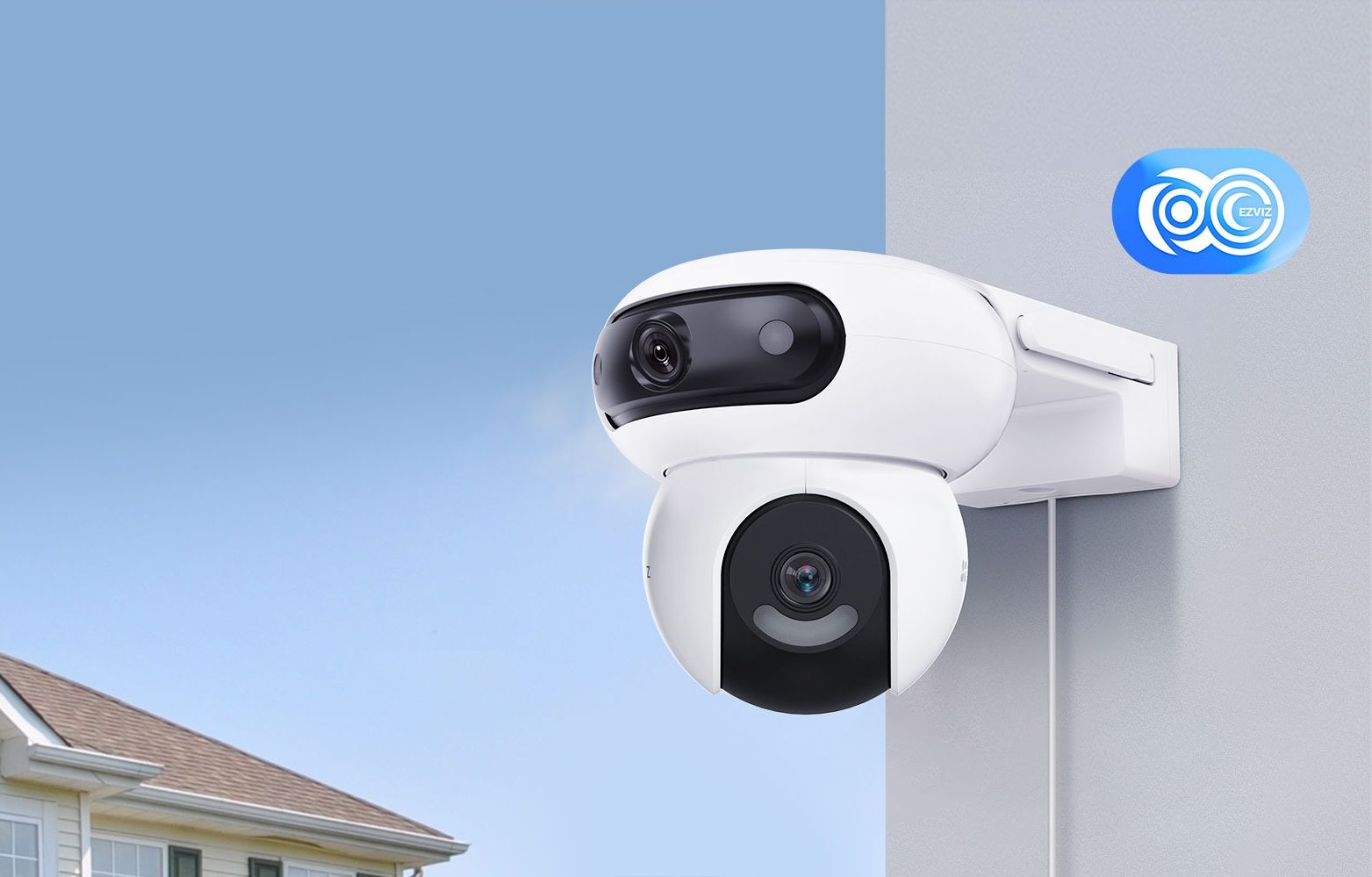 EZVIZ H90 Dual 2K+ Dual Lens Smart WiFi PTZ Outdoor Security Camera