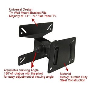 TV Wall Mount Rack 14 42 Inch Universal Steel Bracket (1)